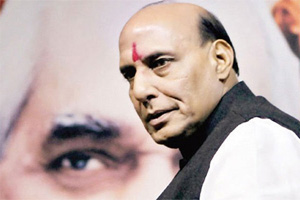Rajnath Singh arrives in Israel