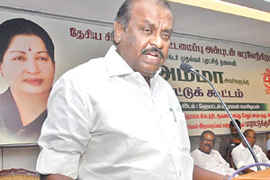 Tamil Nadu Electricity Minister Natham R Viswanathan has been appointed as the Leader of the Tamil Nadu Assembly, replacing Panneerselvam who has been elevated as Chief Minister. (PTI)