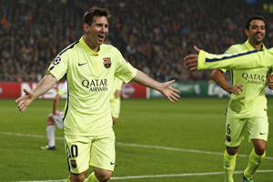 Lionel Messi brace equals Raul Gonzalez’s Champions League record