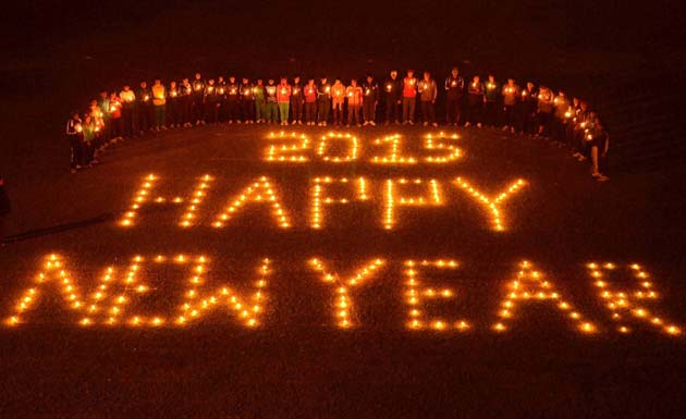 New year, new year celebrations, 2015