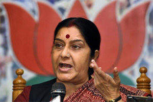 Sushma Swaraj pushes for declaring Gita as national scripture