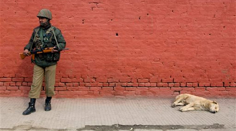 A commanding officer, a policeman and 2 militants killed in a gun battle at Mindora village of Tral in Jammu and Kashmir's Pulwama district.