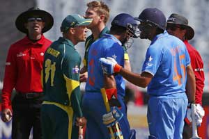 Rohit Sharma, David Warner, David Warner fine