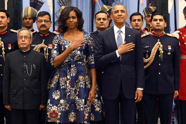 Barack Obama, Barack Obama in India, barack obama india visit, Barack Obama dinner, Barack Obama dinnedr menu, Pranab Mukherjee, Rahul Gandhi, Sonia Gandhi, Narendra Modi, Narendra Modi news
