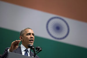 Barack Obama, Barack Obama RSS, Barack Obama Muslims, Barack Obama speech, Barack Obama Siri Fort, Barack Obama conversion, Obama speech, Obama in India, Obama highlights