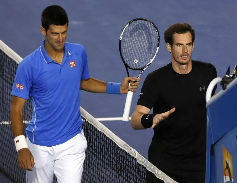 Novak Djokovic, Boris Becker, Andy Murray, Australian Open