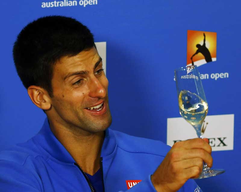 Novak Djokovic, Boris Becker, Andy Murray, Australian Open