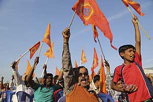 Hindu mahasaba, Chandra Prakash Kaushik, valentines day 2015, valentines day