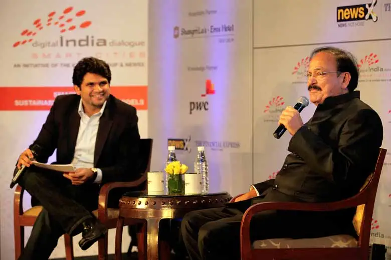 venkaiah naidu, venkaiah naidu speech, venkaiah naidu digital india, venkaiah naidu smartcities, venkaiah naidu smart cities, anant goenka