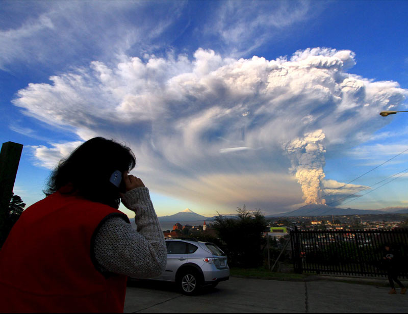 volcano eruption in chile