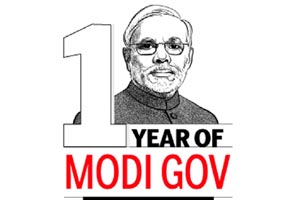 one year of modi govt