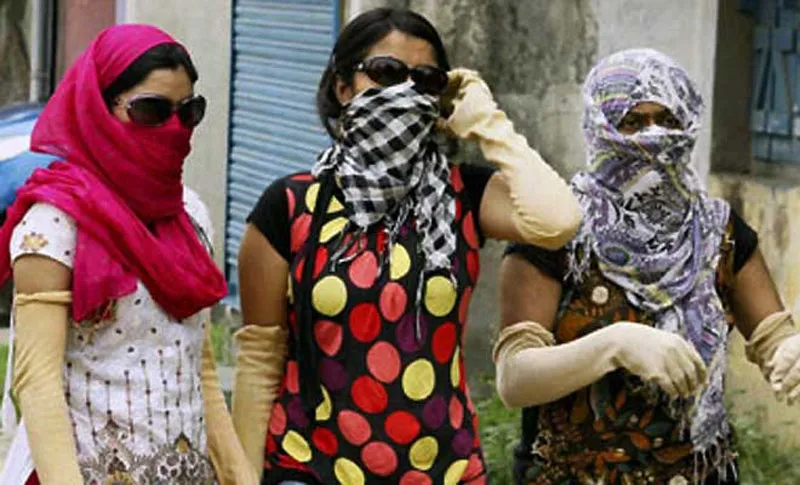 Delhi heat