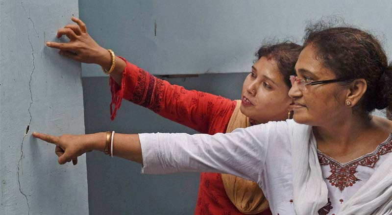 earthquake in india