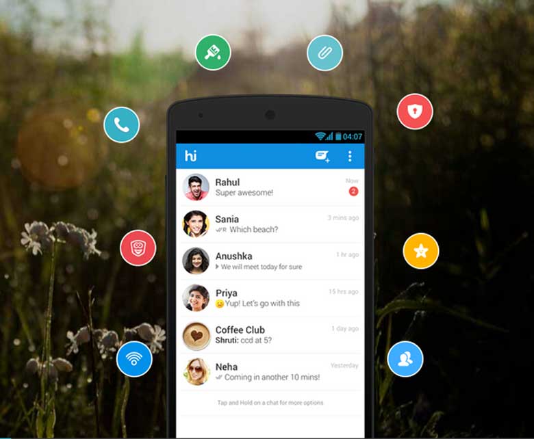hike messanger features