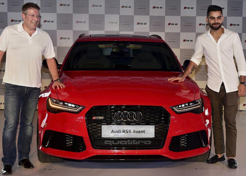 Audi RS6 Avant: Audi, which had last month announced to launch five products in five months, said its latest super sports car can accelerate from 0 to 100 km in just 3.9 seconds with a top speed of 305 km/hr. (PTI) </br><br><strong>Read more:</strong> <a href="https://www.financialexpress.com/article/industry/automobiles/audi-launches-sports-car-rs6-avant-priced-at-rs-1-35-cr/80224/"><strong>Virat Kohli launches Audi RS6 Avant priced at Rs 1.35 cr</strong></a>
