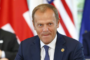 European Council President Donald Tusk