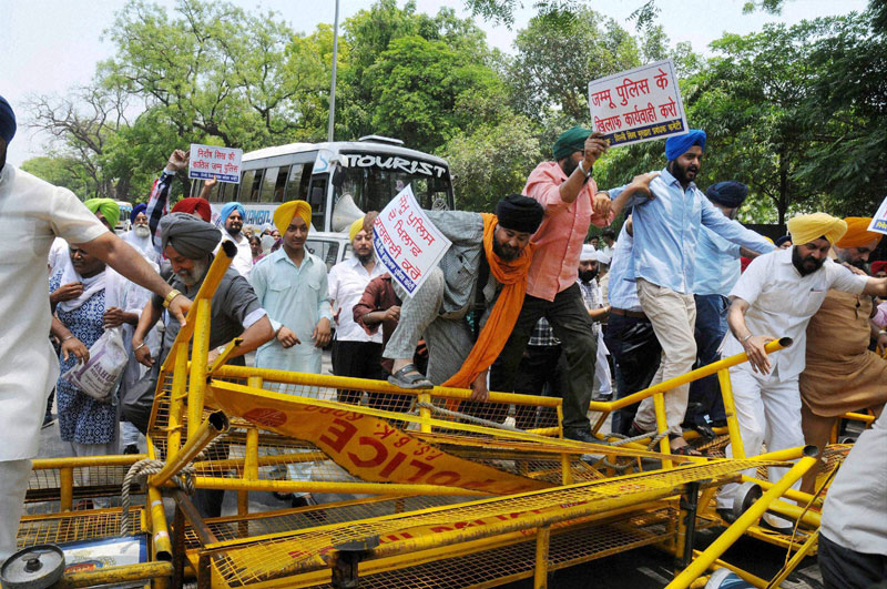 jammu protest