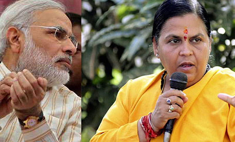 narendra modi, uma bharti