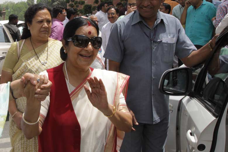 With sting in the tail, Amit Shah defends Sushma Swaraj in Lalit Modi row </br> Bharatiya Janata Party (BJP) president Amit Shah defended Sushma Swaraj for helping former IPL chairman Lalit Modi receive travel documents, while taking a jibe at the Congress for allowing other fugitives to escape the country. "Sushma Swaraj ji has already made her stand clear via Twitter. The matter is quite simple. An Indian national had asked Sushma Swarajji for her help so that his wife could undergo treatment. Sushma ji talked to a British MP to request that the national be helped if Britain's rules permit the same," Shah said. "I cannot understand why such a big controversy is being created. This is not a matter of moral ground. This is not similar to [Bofors scandal accused Ottavio] Quattrocchi or [former Union Carbide Corporation CEO Warren] Anderson being allowed to escape India. Some people are trying to turn this into a political matter, but their expectations are useless," he added.</br><br><strong>Also read:</strong> <a href="https://www.financialexpress.com/article/miscellaneous/lalit-modi-sushma-swaraj-row-aap-leader-ashutosh-sees-conspiracy-in-case/85320/"><strong>Lalit Modi-Sushma Swaraj row: AAP leader Ashutosh sees ‘conspiracy’ in case</strong></a>