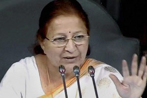 Mahajan said she would not say one should go to village after attaining higher education by compulsion but one does have a responsibility to share his efficiency with people of his region. (PTI)