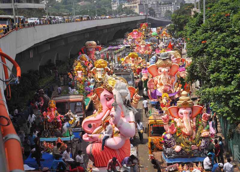 Mumbai ganpati visarjan