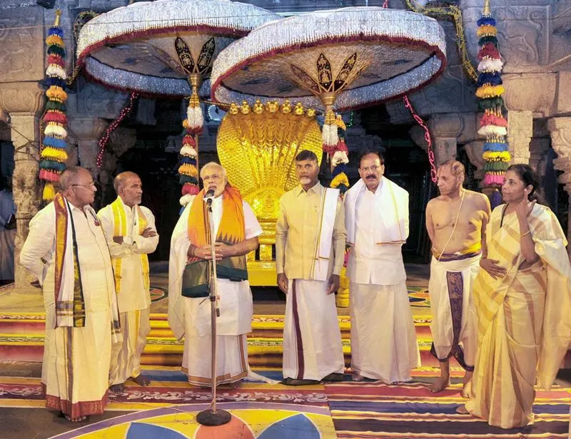 Modi in Tirupati