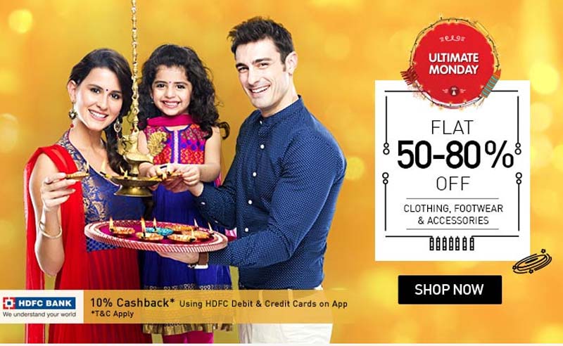 Snapdeal, Flipkart, Amazon sales