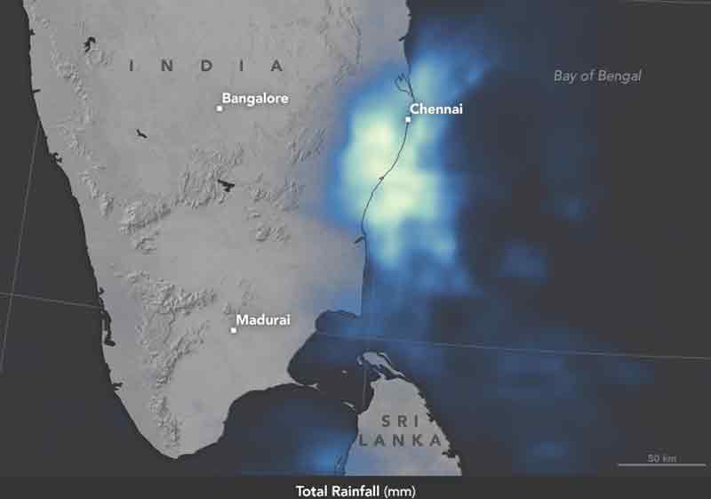 Chennai weather forecast by NASA Chennai rain broke 100 year old