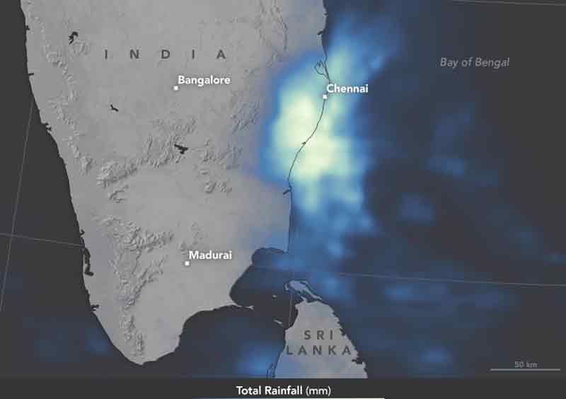 Chennai weather forecast by NASA Chennai rain broke 100 year old