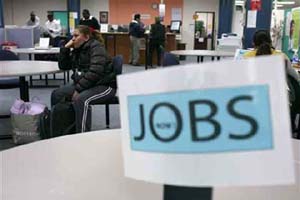 To cushion the effect of job losses on families and society , the central government will allocate 100 $15.4 billion in two years to help laid-off workers find new jobs. (Reuters)