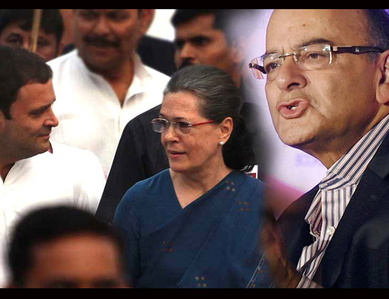 7. Arun Jaitley rejected suggestions that the government had any role in the National Herald issue, saying neither Enforcement Directorate (ED) nor Income Tax department had taken any punitive action so far. Jaitley also said the government was not a party to the dispute. (Express photo)