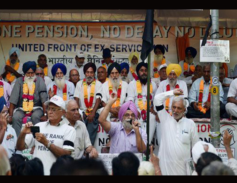 The government issued OROP tables which said that the arrears from July 1, 2014 to December 31, 2015 would be approximately Rs 10,900 crore. 86 per cent of the total expenditure on account of OROP will benefit the Junior Commissioned Officers and other ranks. The total increase in the defence budget for pensions is estimated to go up from Rs 54,000 crore (BE 2015-16) to around Rs 65,000 crore (proposed BE 2016-17), thereby increasing the defence pension outlay by about 20 per cent. (PTI)