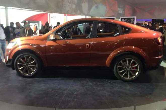 The Mahindra XUV Aero concept also offers the latest communication and connectivity features. 