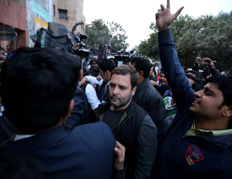 Rahul Gandhi, JNU, JNU Protest, jnu students, jnu news, jnu issue, rahul gandhi speech, rahul gandhi news, rahul gandhi attacks modi, rahul gandhi attacks bjp, rahul gandhi at jnu