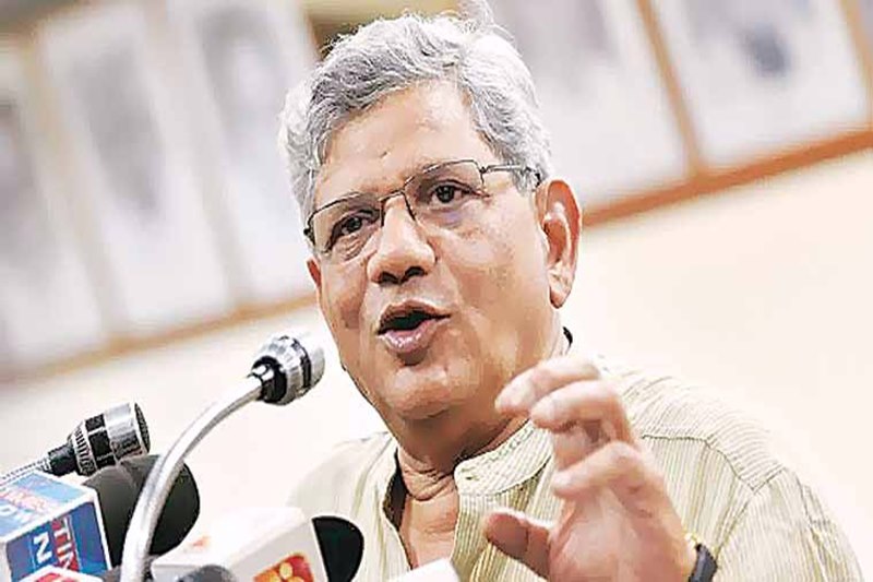 Sitaram Yechury, narendra modi, yechury slams modi, sitaram yechury slams modi govt, modi government, BR Ambedkar, PM Narendra Modi, BJP, beef issue, Hyderabad university issue, jnu issue, kanhaiya kumar