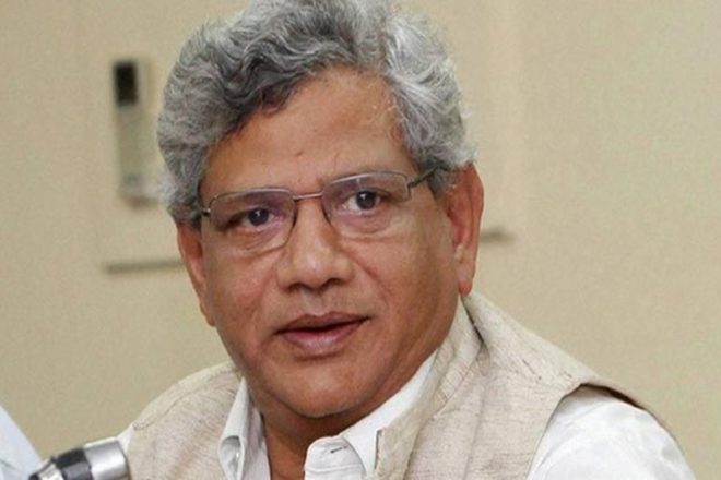 Sitaram Yechury, narendra modi, yechury slams modi, sitaram yechury slams modi govt, modi government, BR Ambedkar, PM Narendra Modi, BJP, beef issue, Hyderabad university issue, jnu issue, kanhaiya kumar