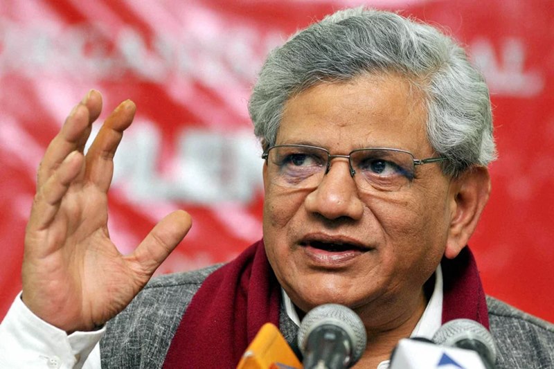 Sitaram Yechury, narendra modi, yechury slams modi, sitaram yechury slams modi govt, modi government, BR Ambedkar, PM Narendra Modi, BJP, beef issue, Hyderabad university issue, jnu issue, kanhaiya kumar