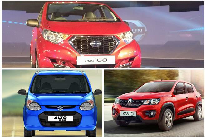 Datsun rediGo vs Alto 800 vs Renault Kwid