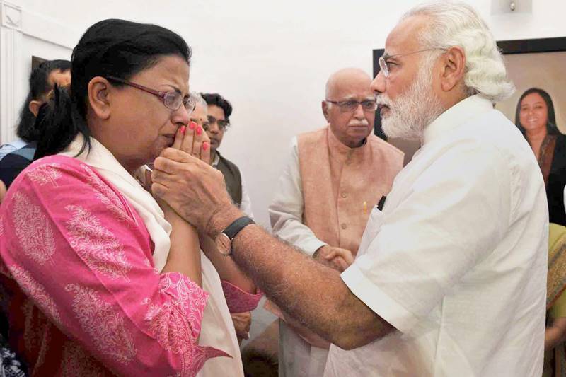 kamla advani, kamla advani funeral, kamla advani age, kamla advani wiki, kamla advani biography, lk advani kamla advani, rahul gandhi, narendra modi, smriti irani, anurag thakur, bjp, congress