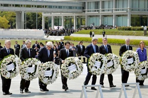 Hiroshima Peace Memorial Park and Museum in Hiroshima, Japan. (Reuters)