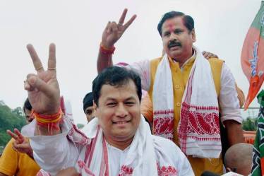 Sarbananda Sonowal is all set to be sworn-in as the first BJP chief minister of Assam tomorrow. (PTI) 