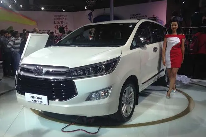 Toyota Innova Crysta launch in India