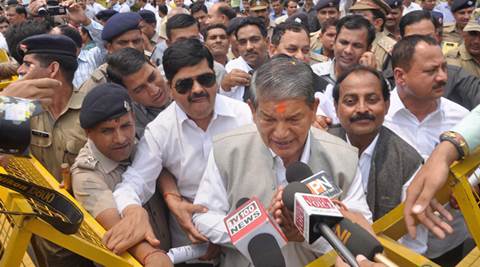 Harish Rawat, Narendra Modi, Sonia Gandhi, Rahul Gandhi