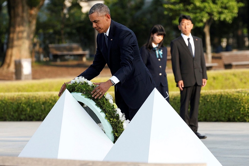 Barack Obama, US President, Hiroshima