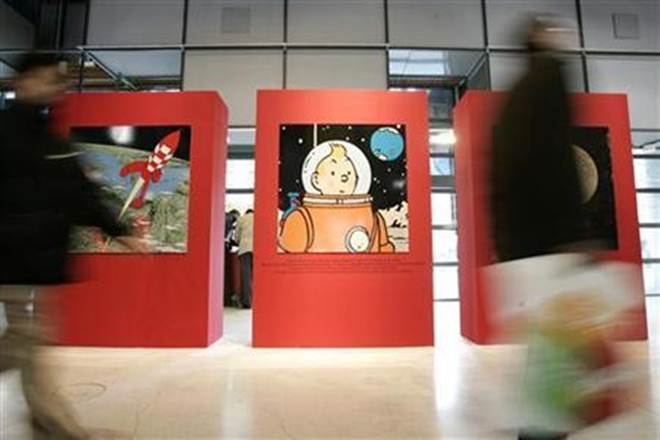 The sales comes as Tintinmania again grips the French capital, with Herge currently the subject of a huge retrospective exhibition at the Grand Palais. (Reuters)