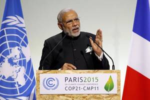 PM Modi's role at Paris Pact last year is a testament to his willingness to take a political risk to do what he thinks is right, not just for his country, but for the planet. (Reuters)