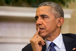 President Barack Obama has warned it could be years before Washington is ready to start talks on a bilateral deal with Britain. (AP)