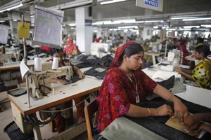 women in garment industry