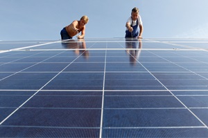 the new solar pact as being focused on research projects around micro-grid systems for connectivity of remote areas.(Reuters)