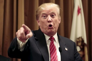 Trump, who is on a two-day trip overseas to celebrate the reopening of his newest golf resort in Scotland, yesterday praised the vote in the UK and compared the result to his political success back at home. (Reuters)